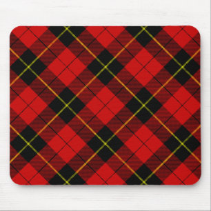 Tapis De Souris Wallace tartan rouge noir plaid