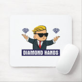 Tapis De Souris Wallstreetbets Hands Diamond Hands - WSB Stock Mar (Avec souris)
