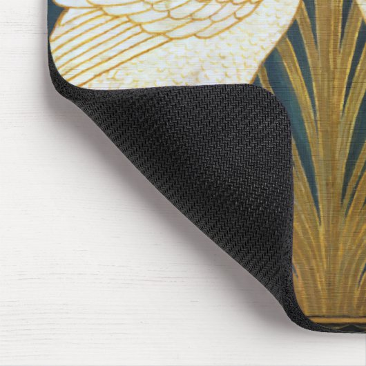 Tapis De Souris Walter Crane - Swan, Rush Et Iris Art Nouveau (Coin)