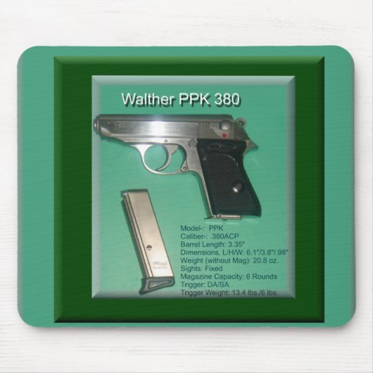 Tapis De Souris Walther PPK380ACP (Devant)