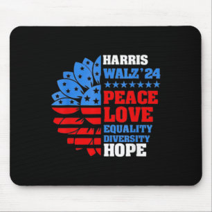 Tapis De Souris Walz Peace Love Equality Hope Diversity