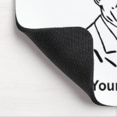 Tapis De Souris WAN Man À Votre Service Retro Tech (Coin)