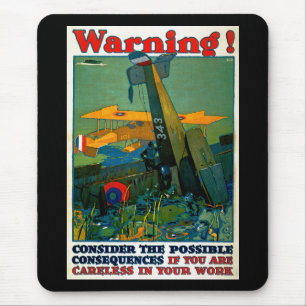 Tapis De Souris Warning!