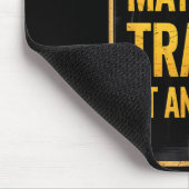 Tapis De Souris Warning_ May Talk Trains _ Funny Model Train Sayin (Coin)