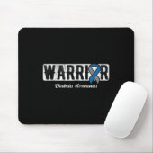 Tapis De Souris Warrior Diabetes Awareness  (Avec souris)