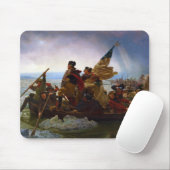 Tapis De Souris Washington croisant le Delaware par Emanuel Leutze (Avec souris)