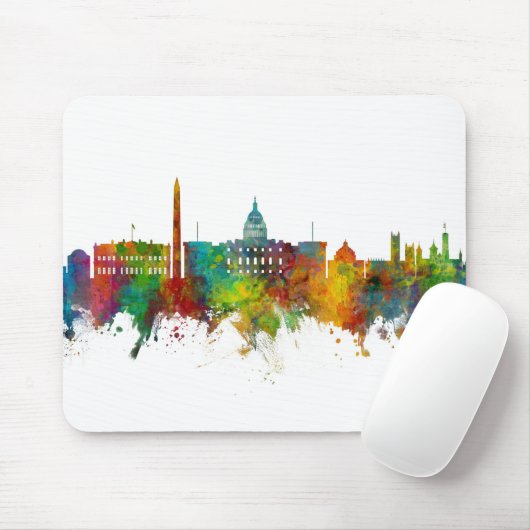 Tapis De Souris Washington DC Skyline (Avec souris)