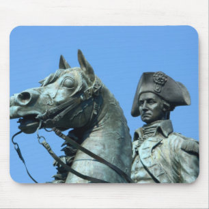 Tapis De Souris Washington, DC, statue du général George
