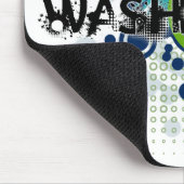 Tapis De Souris Washington tramé grunge moderne Mousepad (Coin)