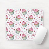 Tapis De Souris Watercolor cupcakes (Avec souris)