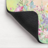 Tapis De Souris Watercolor floral Spring Ladybug (Coin)