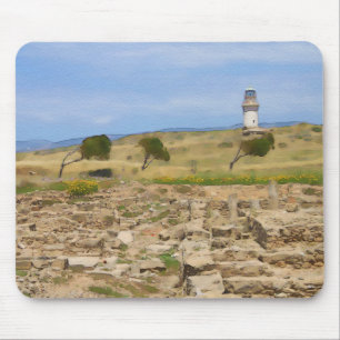 Tapis De Souris Watercolor lighthouse