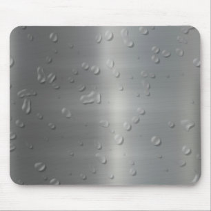 Tapis De Souris waterdrops balayés en métal