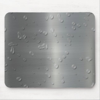 Tapis De Souris waterdrops balayés en métal