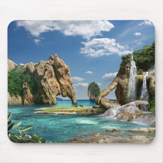 Tapis De Souris Waterfalls Ocean (Devant)