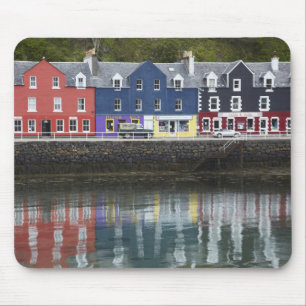Tapis De Souris Waterfront, Tobermory, île de Mull, Écosse,