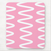 Tapis de souris Wave No. 6 (Rose flamant) (Devant)