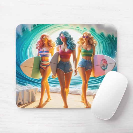 Tapis De Souris Waves & Wanderlust Collection (Avec souris)