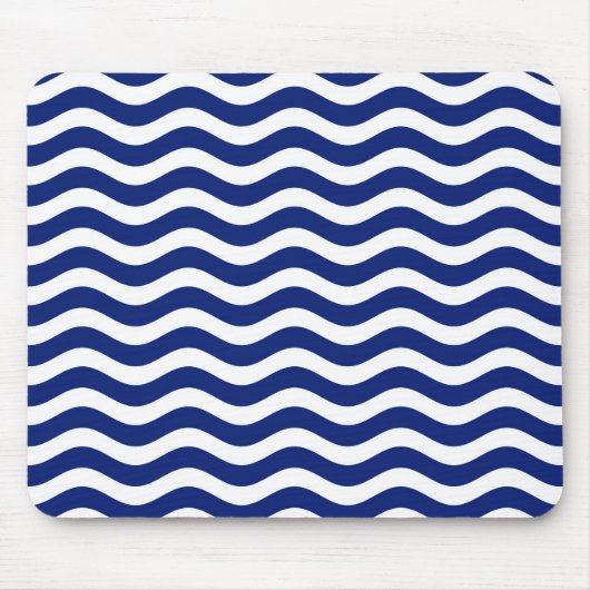 Tapis De Souris Wavy Navy (Devant)