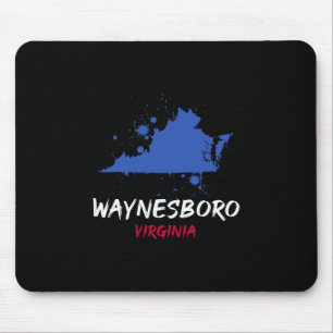 Tapis De Souris Waynesboro Virginie Va éclaboussure de peinture So