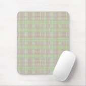 Tapis De Souris Weathered Neutral Sage Plaid (Avec souris)