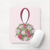 Tapis De Souris Wedding shower de bouquet de mariage rose (Avec souris)