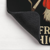 Tapis De Souris Weed Meme Funny Fried Chicken Smoking  (Coin)