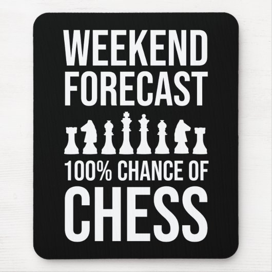 Tapis De Souris Weekend Forecast - 100% Chance of Chess (Devant)