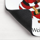 Tapis De Souris Weihnachtsmann mit Elch (Coin)