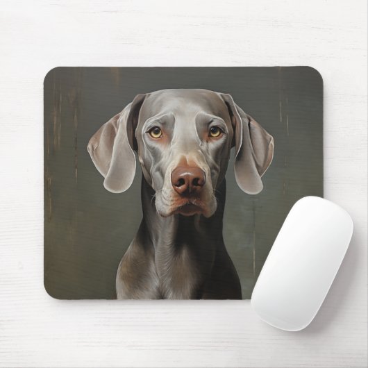 Tapis De Souris Weimaraner (Avec souris)