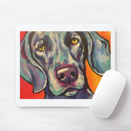 Tapis De Souris weimaraner (Avec souris)