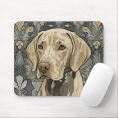 Tapis De Souris Weimaraner AI Art Pad (Avec souris)