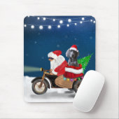 Tapis De Souris Weimaraner Chien Noël Père Noël   (Avec souris)