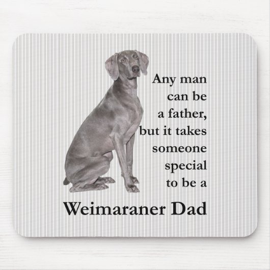 Tapis De Souris Weimaraner Papa Mousepad (Devant)