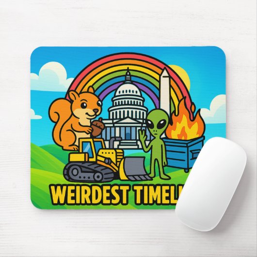 Tapis De Souris Weirdest Timeline Mousepad by Phil Elmore (Avec souris)