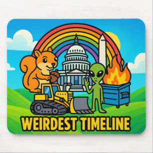 Tapis de souris Weirdest Timeline par Phil Elmore