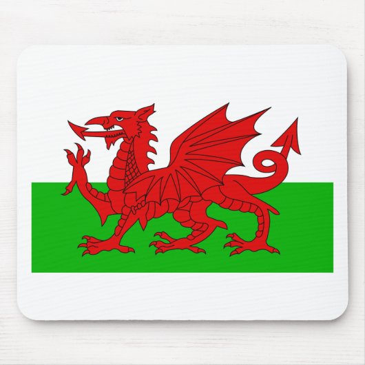 Tapis De Souris Welsh / Wales Flag - Cymru High Quality Image (Devant)