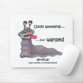 Tapis De Souris WereSlug - curieusement attrayant mais déformé (Avec souris)