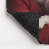 Tapis De Souris West Highland White Terrier Santa Claus Noël (Coin)