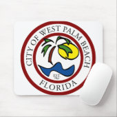 Tapis De Souris West Palm Beach Floride (Avec souris)