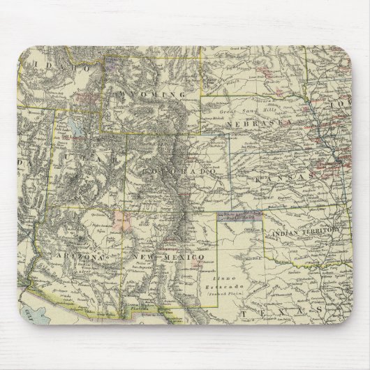 Tapis De Souris Western américain (Devant)