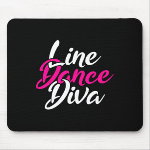 Tapis De Souris Western Country Line Danser Diva Women Ligne cadea