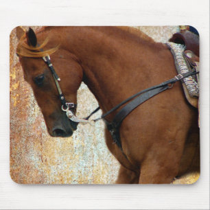 Tapis De Souris Western Horse Sorrel Grunge