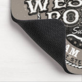 Tapis De Souris Western Rodeo AJOUTER NOM Old West Steer Roping Ro (Coin)