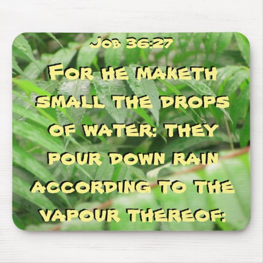 Tapis De Souris Wet sumac Job Bible soumission (Devant)