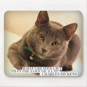 Tapis De Souris What Greater Gift than the Love of a Cat?