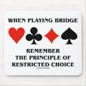 Tapis De Souris When Playing Bridge Principle of Restricted Choice (Devant)