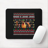 Tapis De Souris Where Is Jumbo James Ugly Christmas Marcus The Wor (Avec souris)