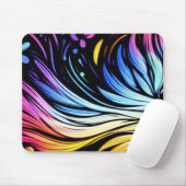 Tapis De Souris Whimsical Art on a Thick Cushioned Mousepad (Avec souris)