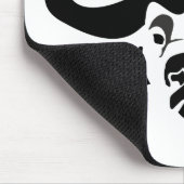 Tapis De Souris Whimsical Cape Buffalo, en encre noire (Coin)